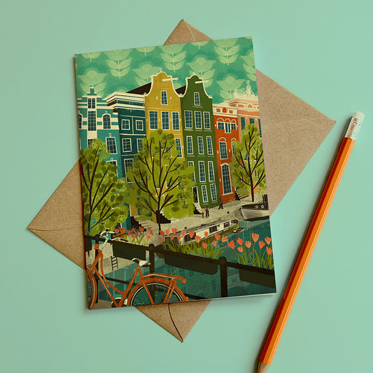 Amsterdam Houses Card
