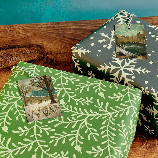 Bath Christmas Gift Tags | Pulteney Bridge | Royal Crescent