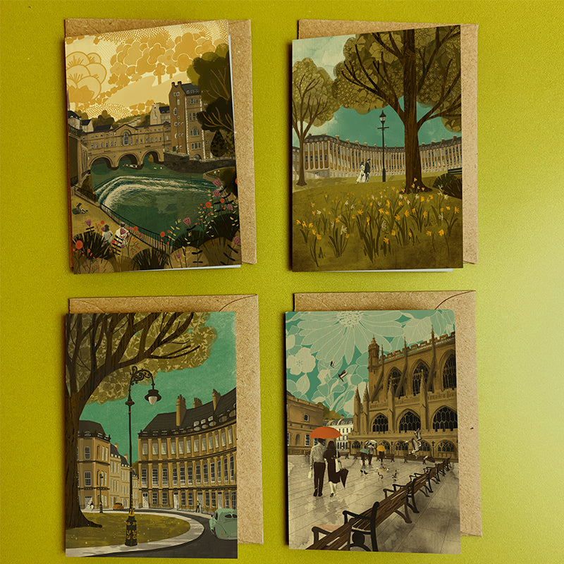Bath Mini Notecard Set