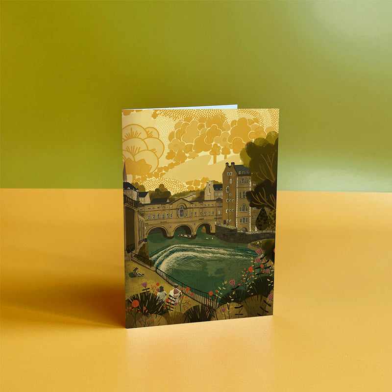 Bath Pulteney Bridge Card