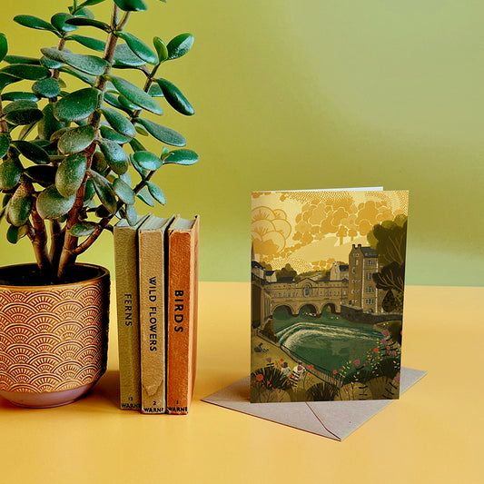Bath Pulteney Bridge Card