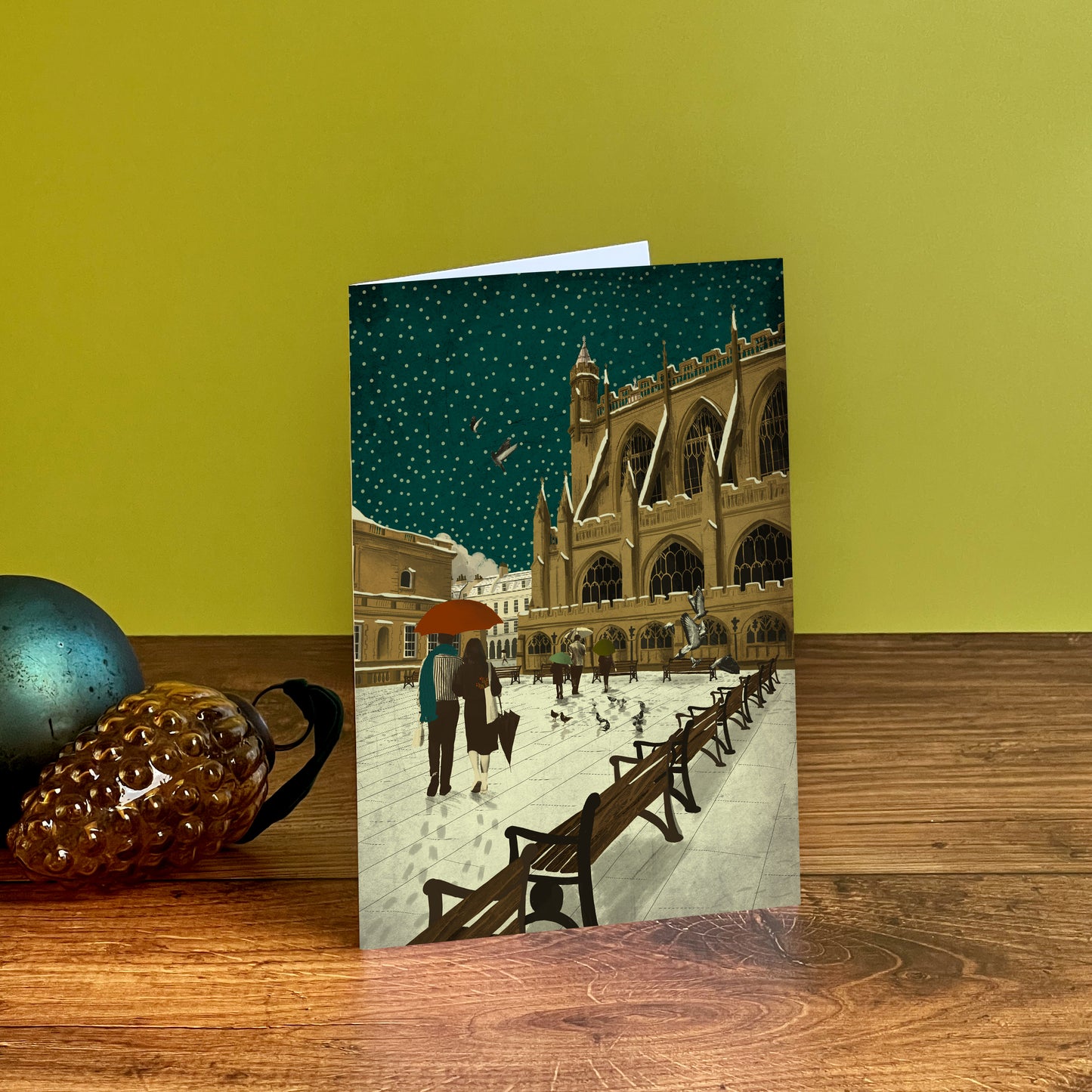 Bath Abbey Christmas Card