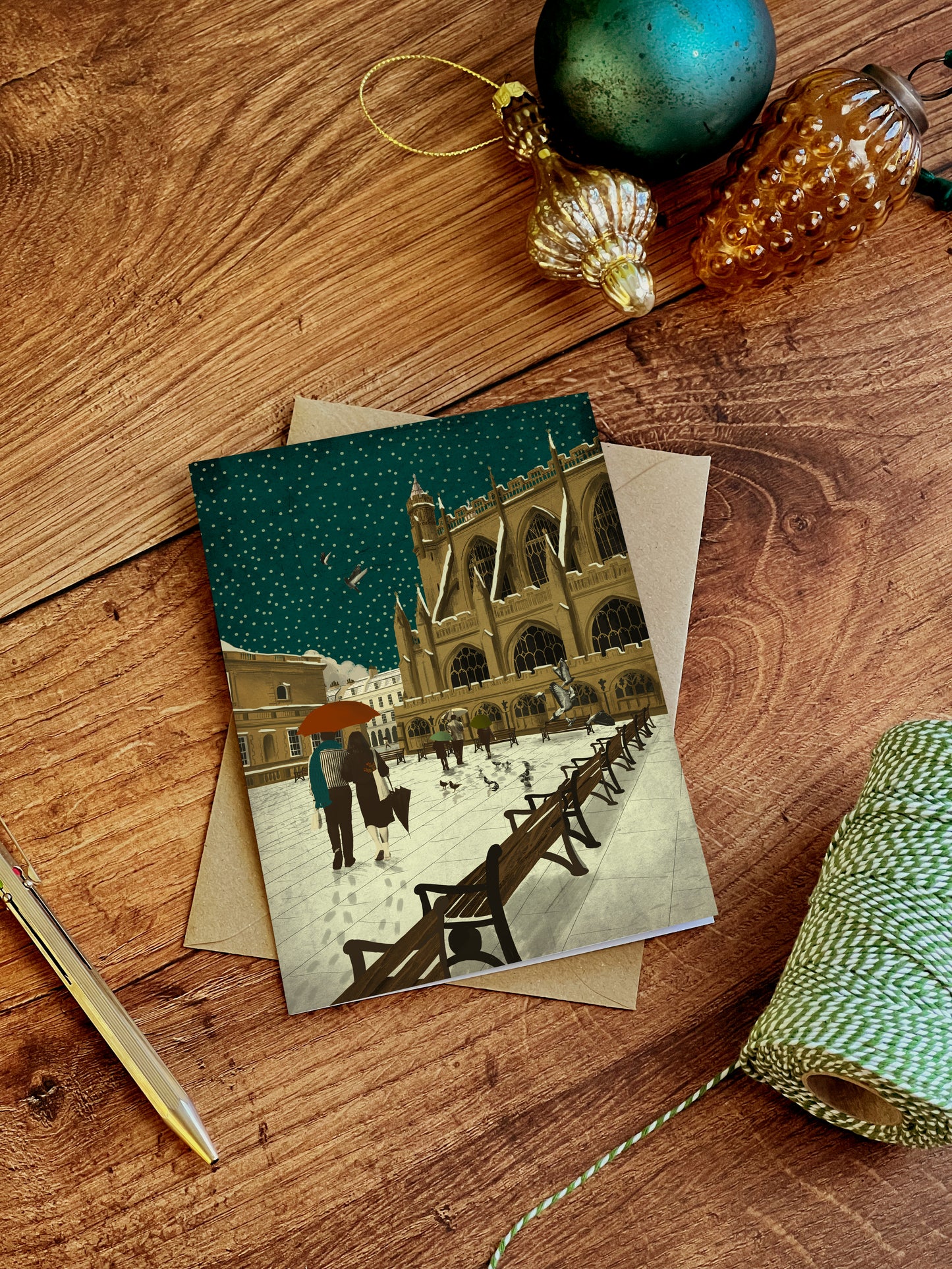 Bath Christmas Card Set of 8 | Bath Circus | Bath Abbey