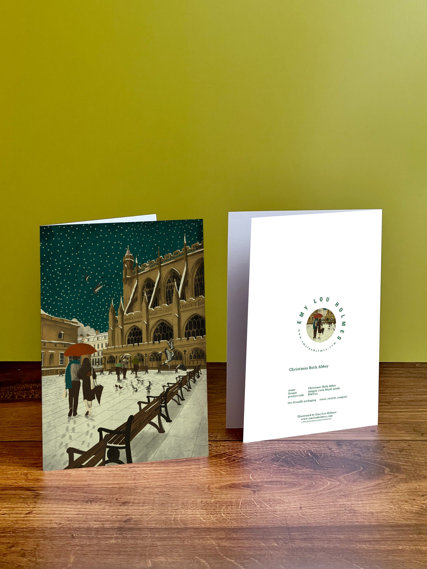 Bath Abbey Christmas Card