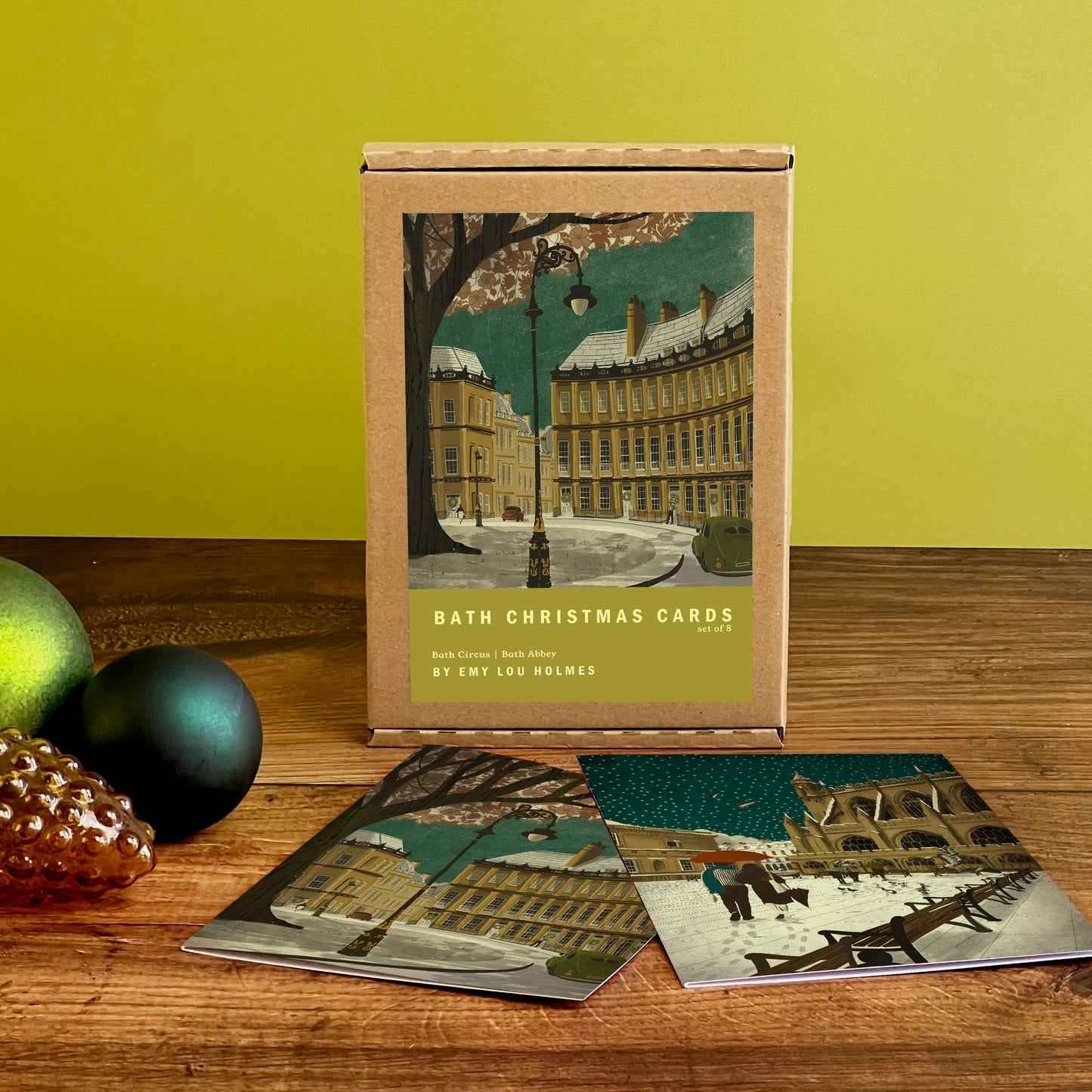 Bath Christmas Card Set of 8 | Bath Circus | Bath Abbey