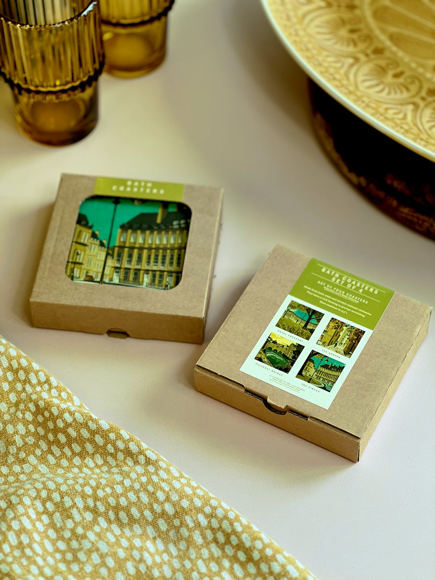 Bath Coaster Set
