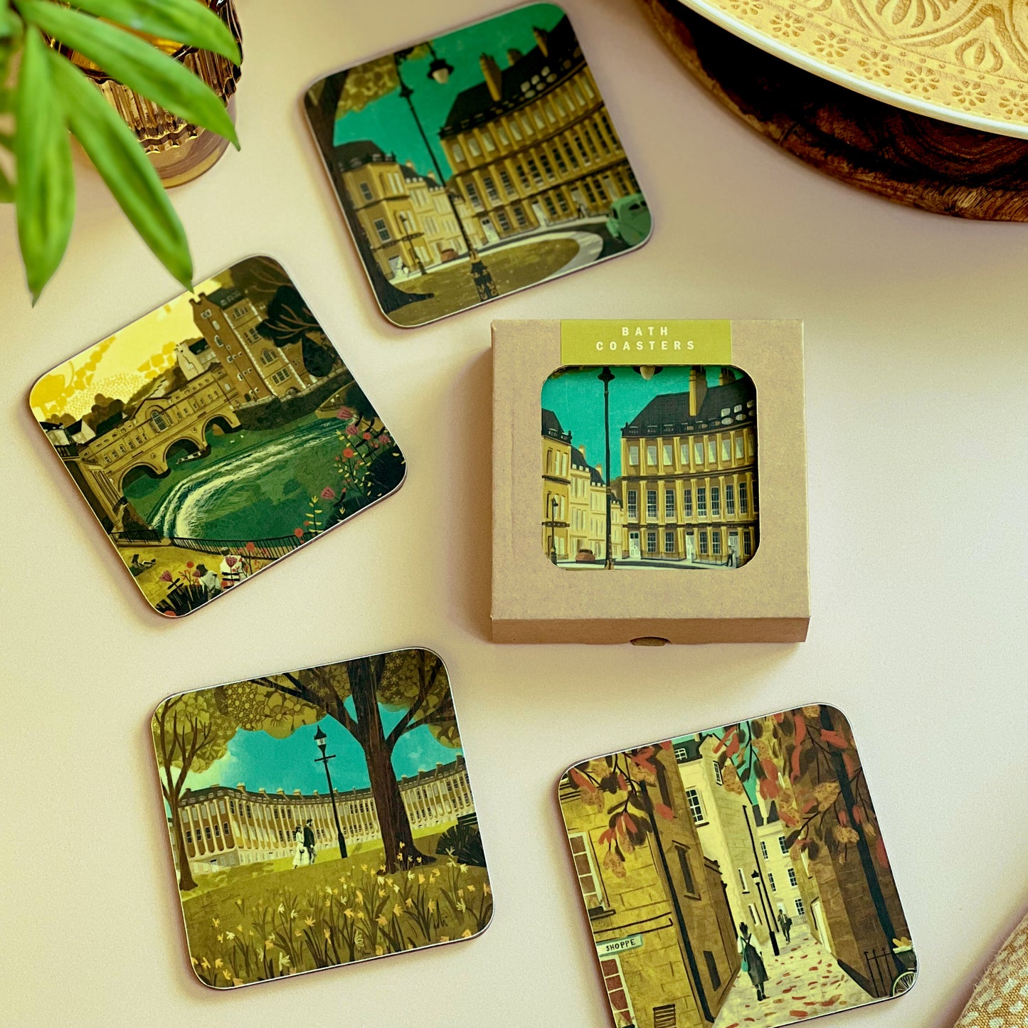 Bath Coaster Set
