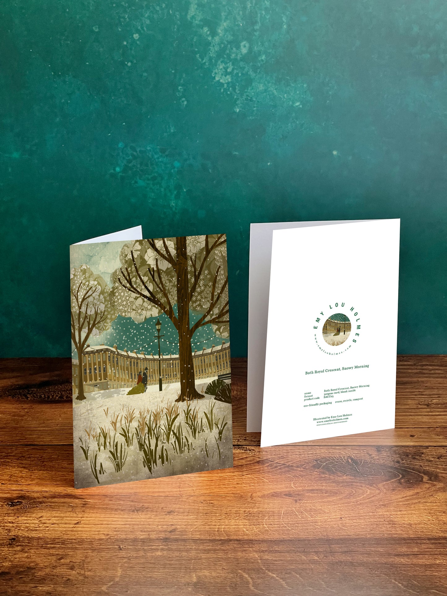 Bath Royal Crescent Christmas Card