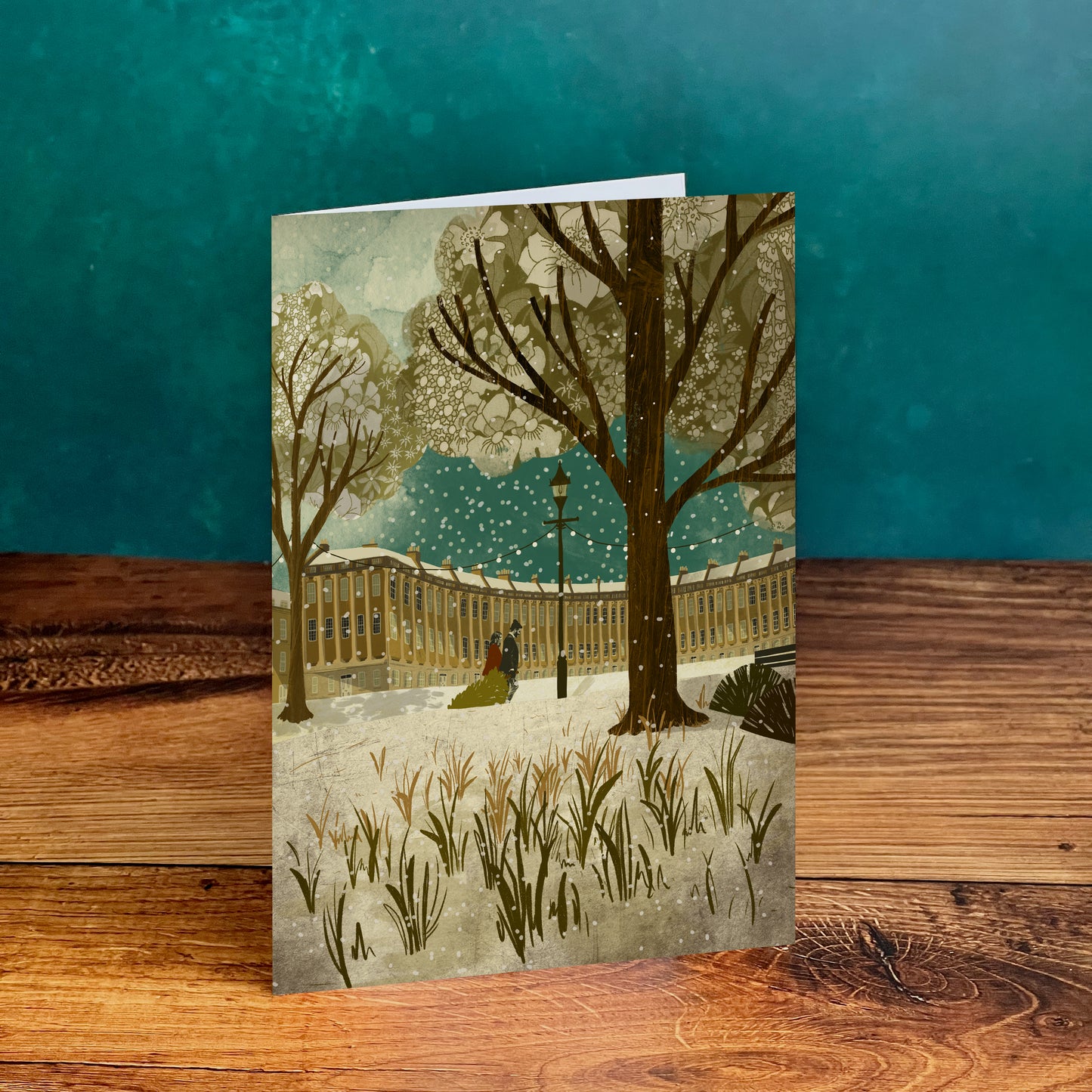 Bath Royal Crescent Christmas Card