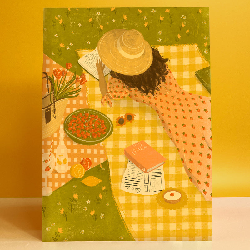 Book Picnic A3 Print