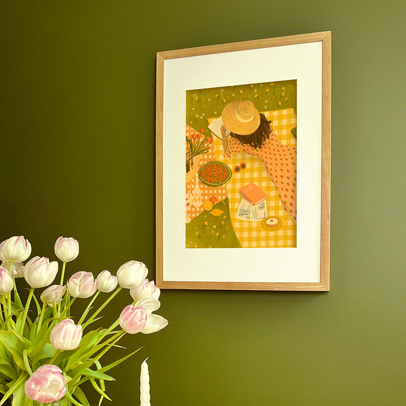 Book Picnic A3 Print
