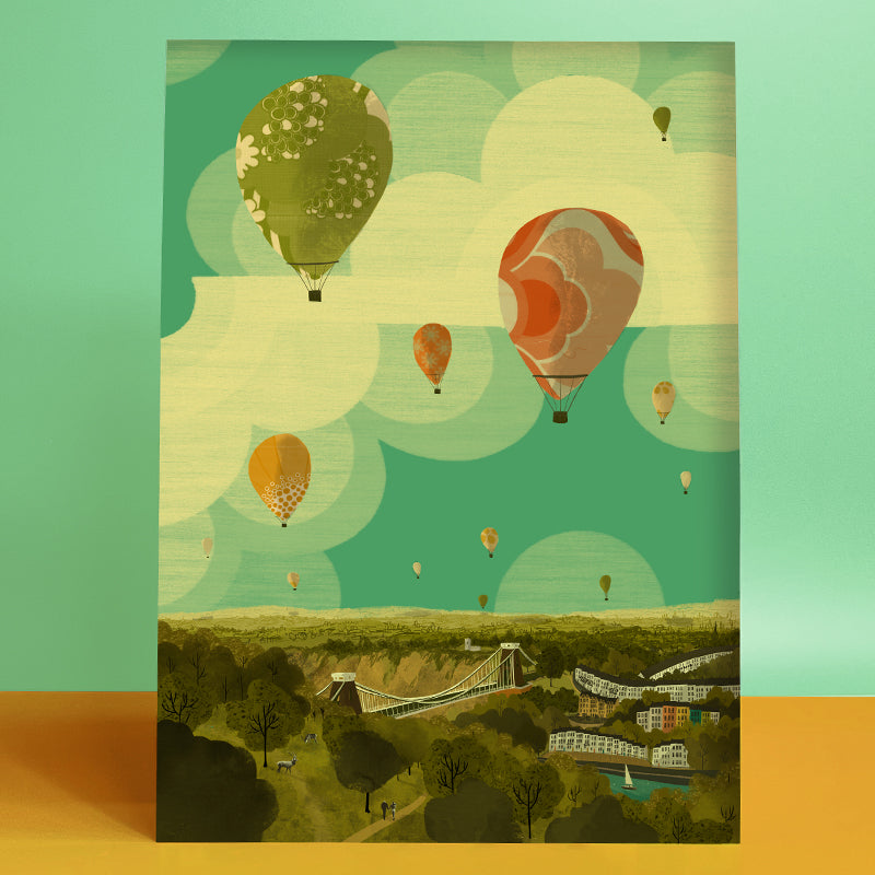 Bristol Balloon Fiesta A3 Print