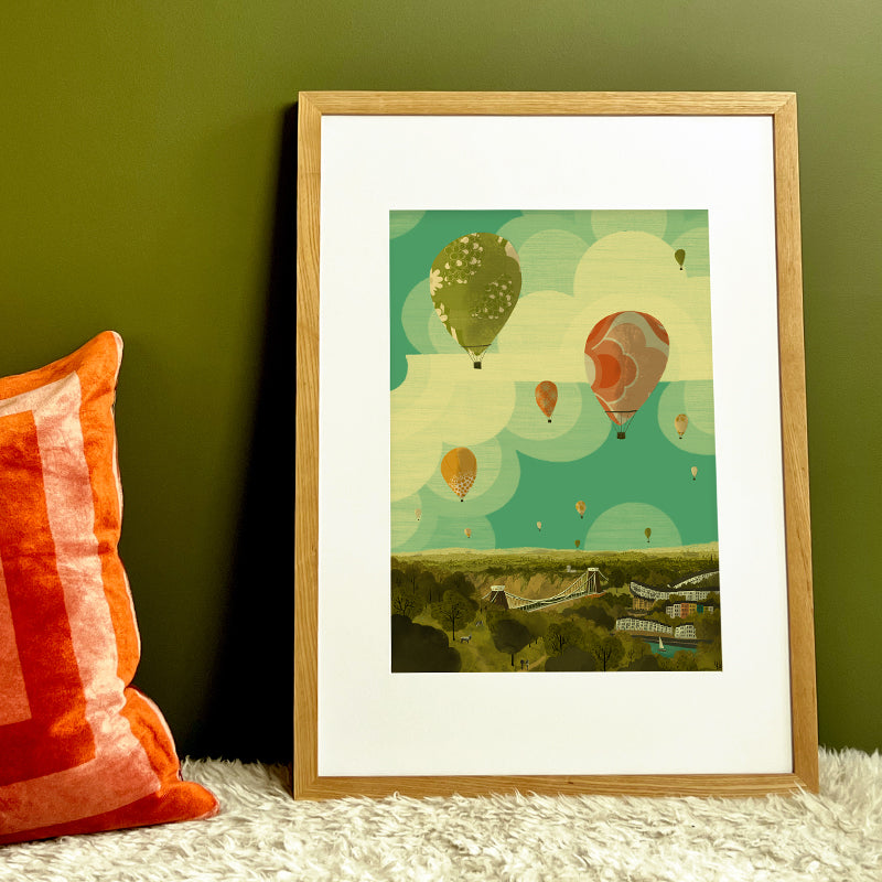Bristol Balloon Fiesta A3 Print