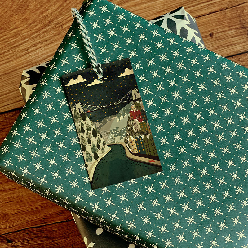 Bristol Christmas Gift Tags | Park Street | Clifton Suspension Bridge