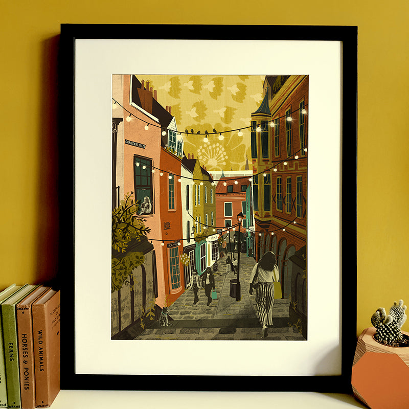 Bristol Christmas Steps A3 Print