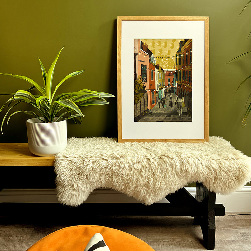 Bristol Christmas Steps A3 Print