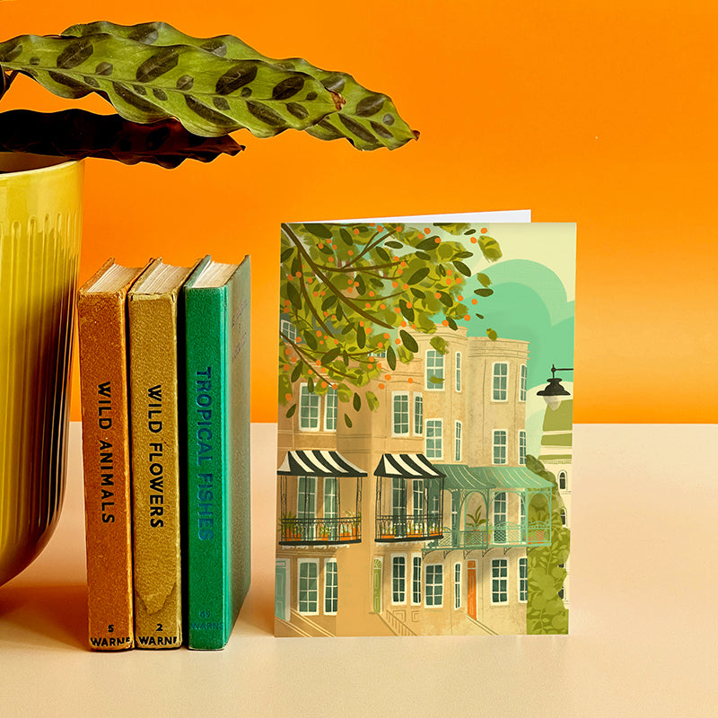 Bristol Clifton Houses Card