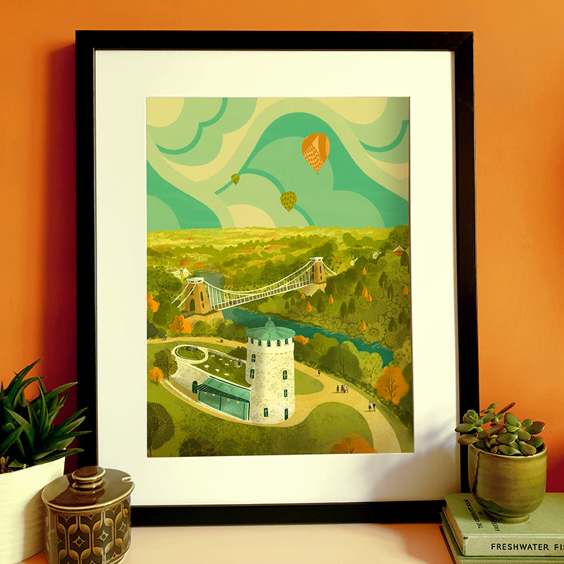 Bristol Clifton Observatory A3 Print