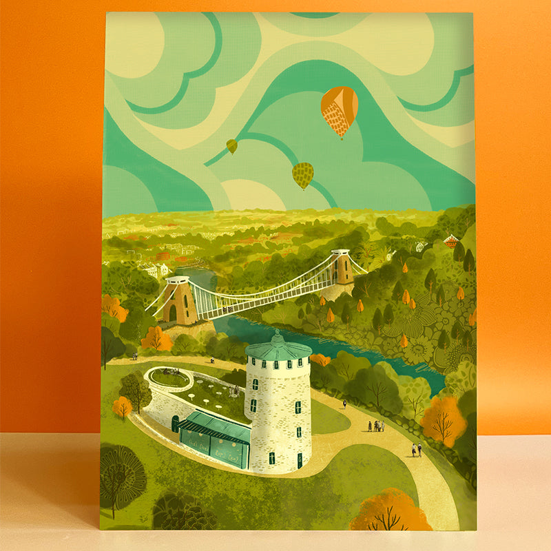 Bristol Clifton Observatory A3 Print