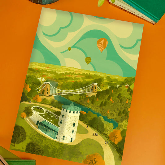 Bristol Clifton Observatory A3 Print