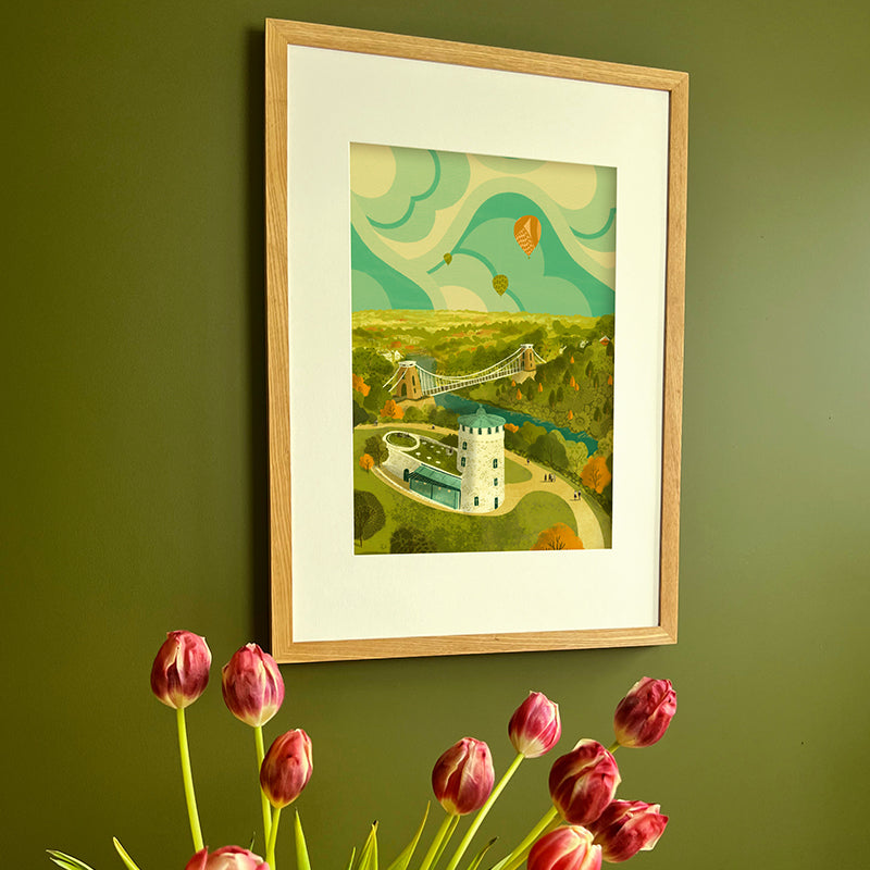 Bristol Clifton Observatory A3 Print