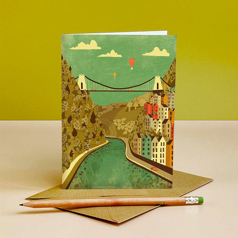 Bristol Clifton Suspension Bridge Card