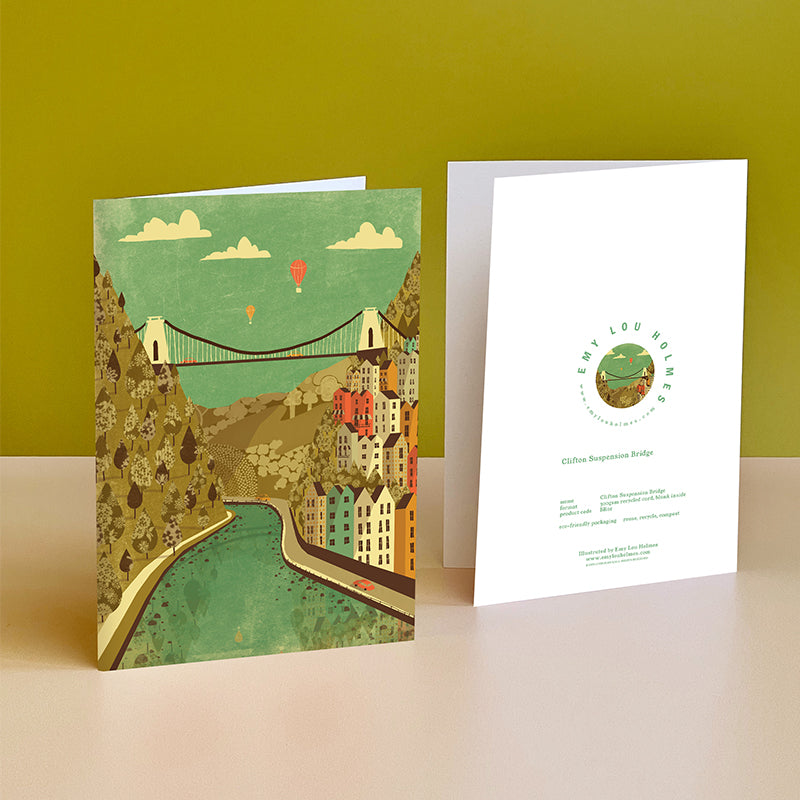 Bristol Clifton Suspension Bridge Card