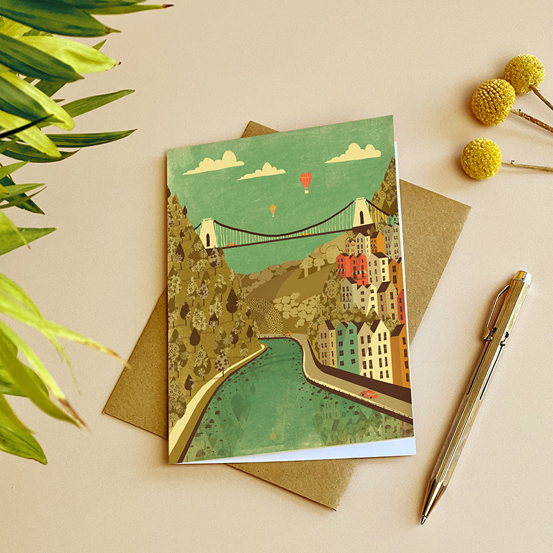 Bristol Clifton Suspension Bridge Card