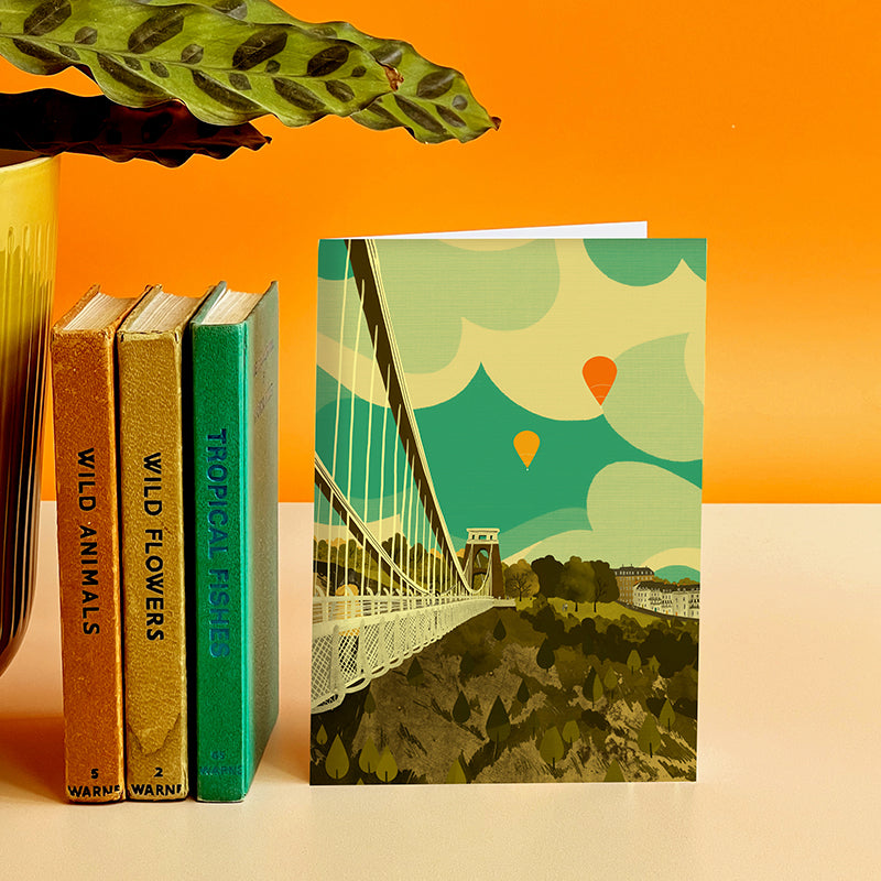 Bristol Clifton Suspension Bridge Somerset Card