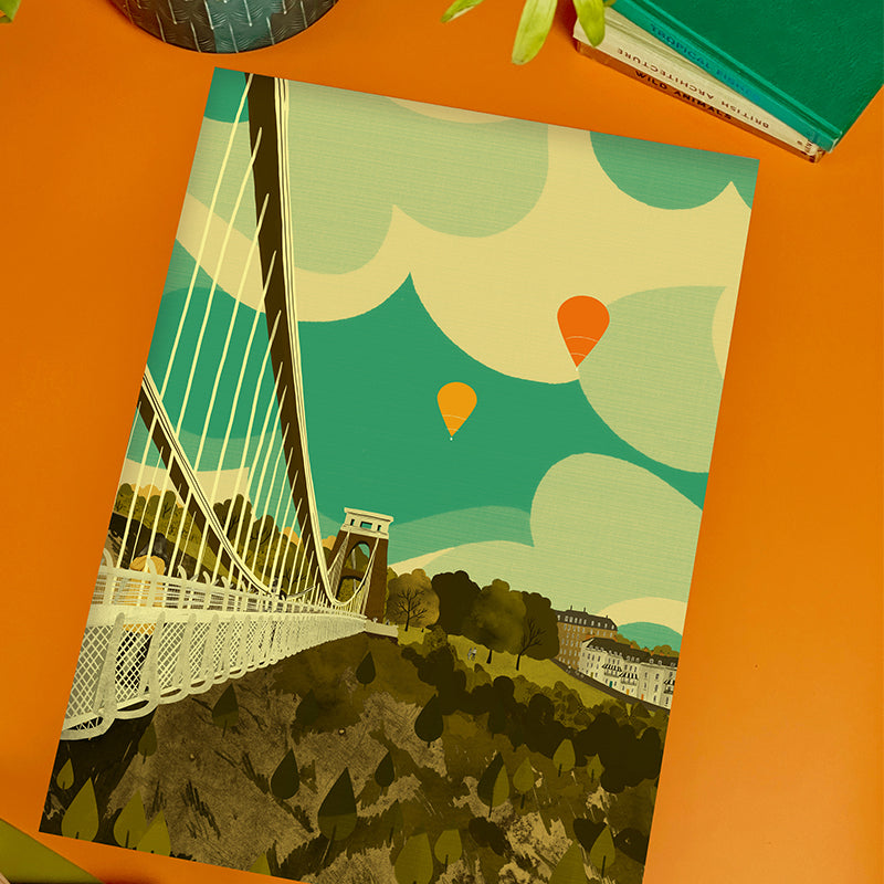 Bristol Clifton Suspension Bridge Somerset A3 | A2 Print