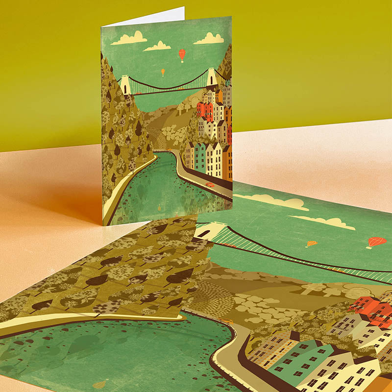 Bristol Clifton Suspension Bridge Card
