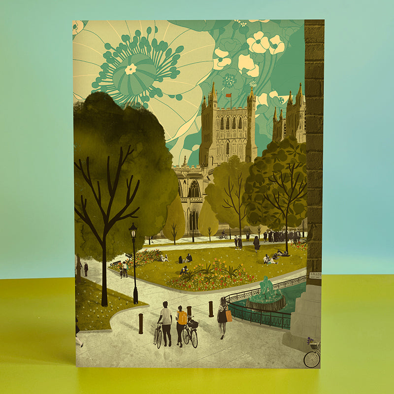 Bristol College Green A3 Print