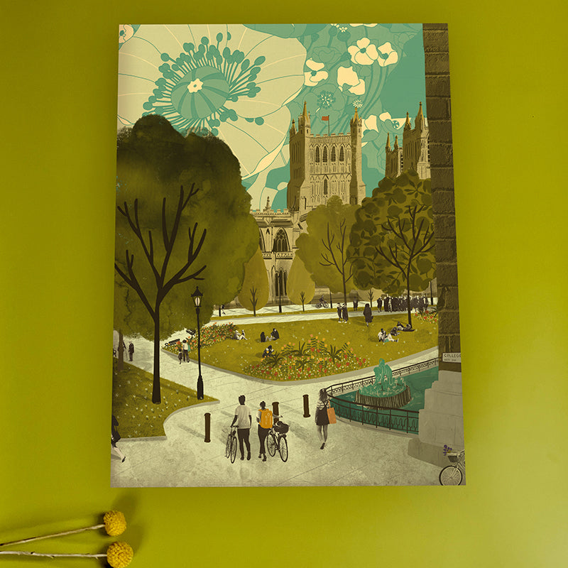 Bristol College Green A3 Print
