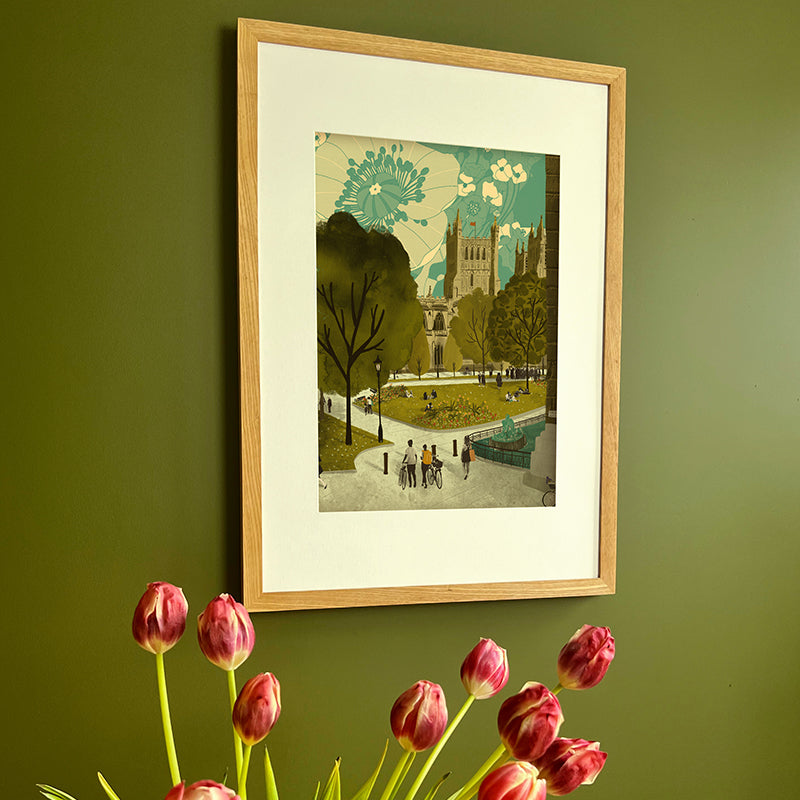 Bristol College Green A3 Print