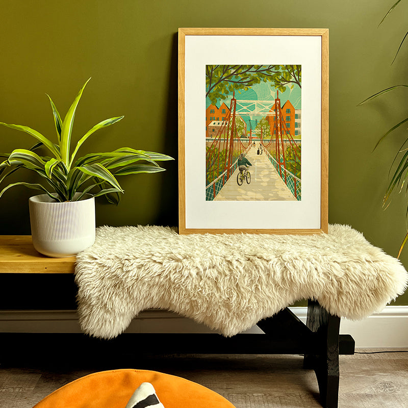 Bristol Gaol Ferry Bridge A3 Print