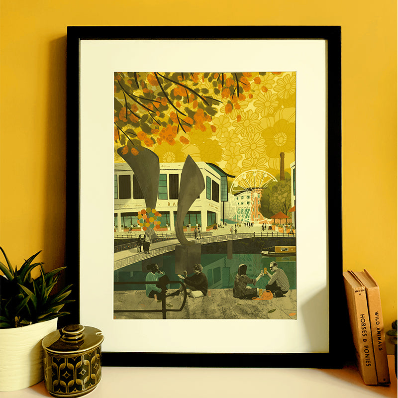 Bristol Harbour Pero's Bridge A3 Print