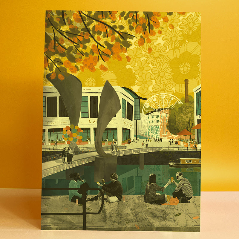 Bristol Harbour Pero's Bridge A3 Print