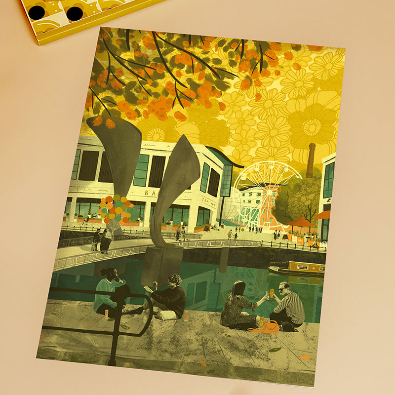 Bristol Harbour Pero's Bridge A3 Print