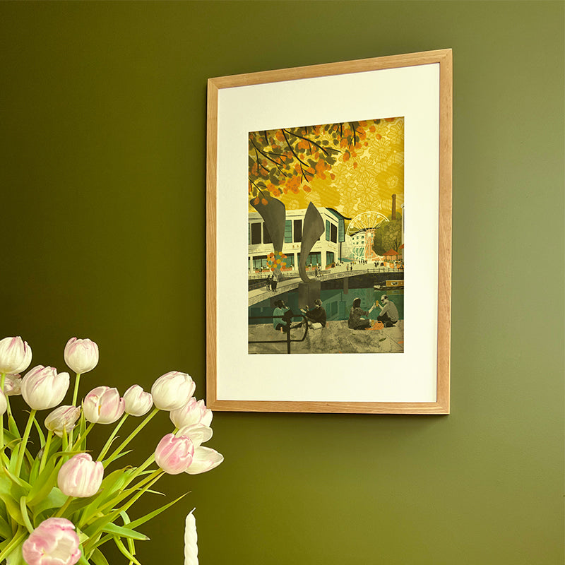 Bristol Harbour Pero's Bridge A3 Print