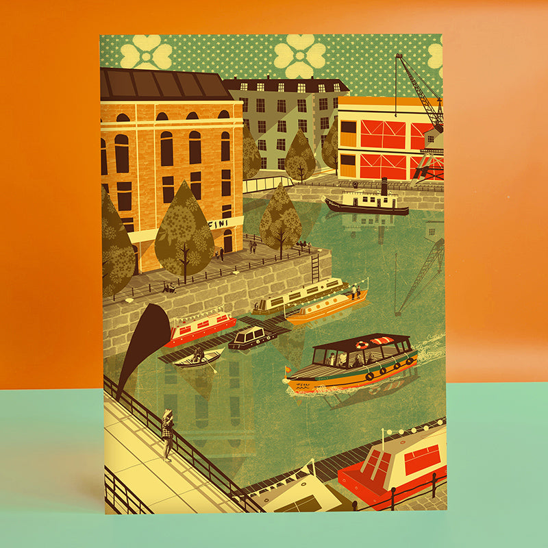 Bristol Harbour A3 Print