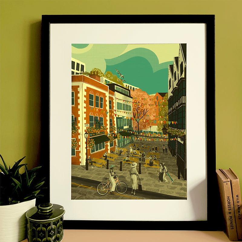 Bristol King Street, Old Duke A3 Print