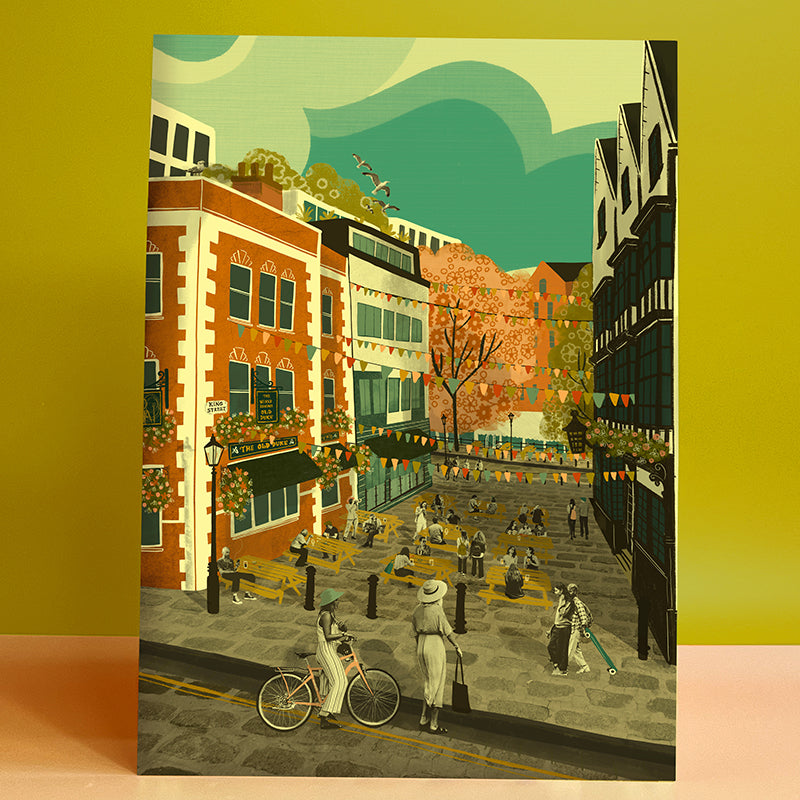 Bristol King Street, Old Duke A3 Print