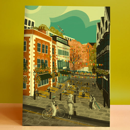 Bristol King Street, Old Duke A3 Print