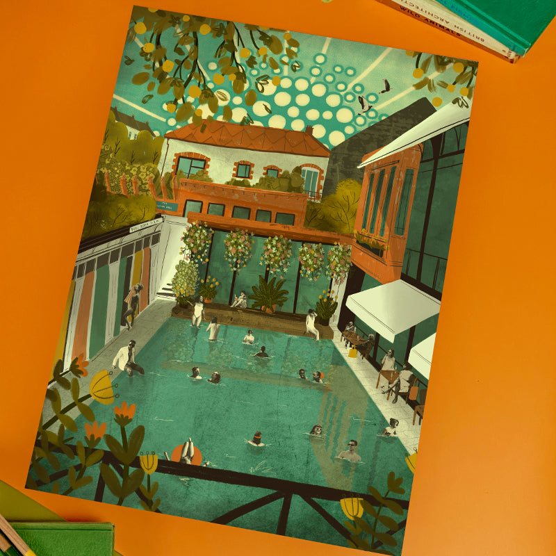 Bristol Lido A3 Print