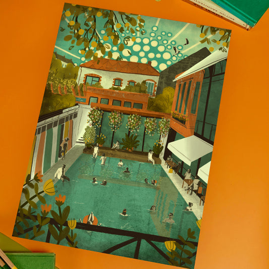 Bristol Lido A3 Print