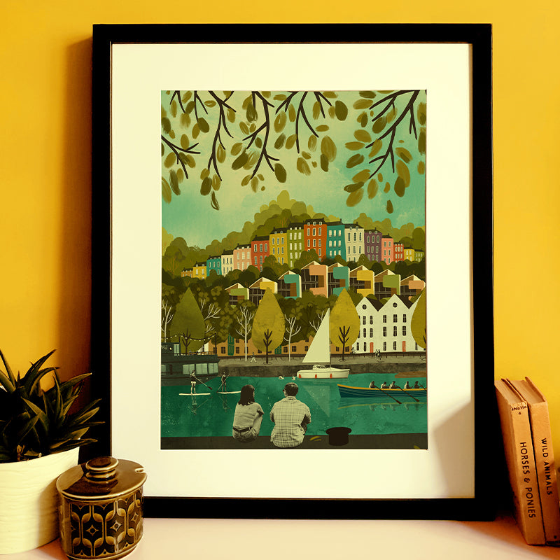 Bristol Harbour Rainbow Houses A4 | A3 Print