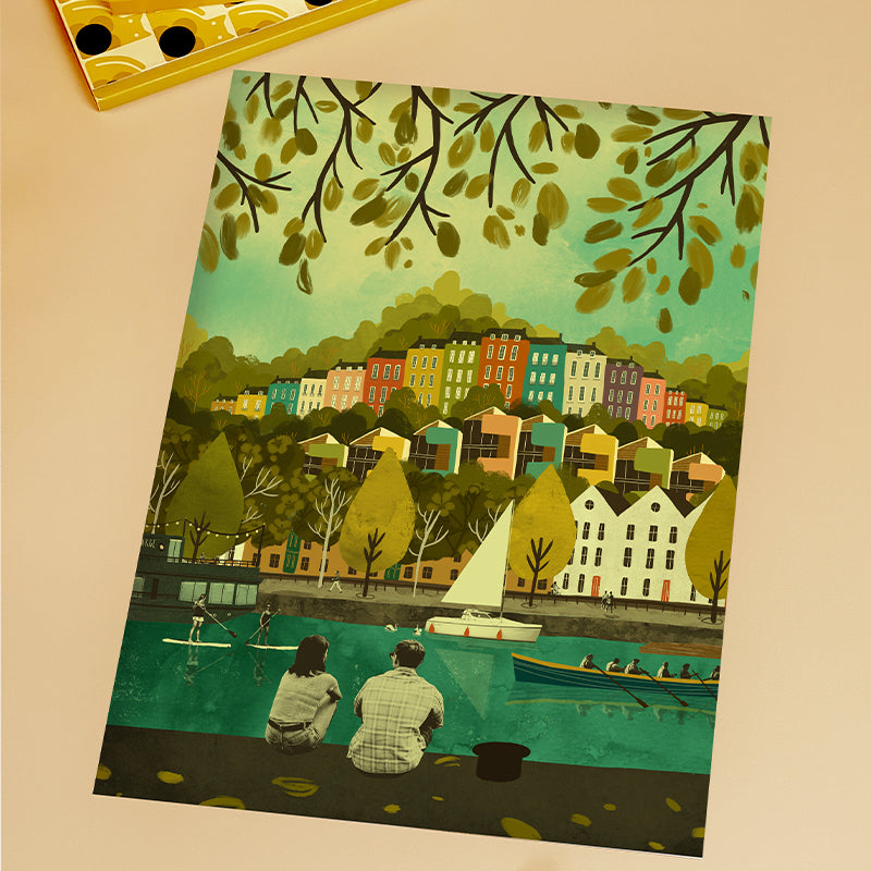 Bristol Harbour Rainbow Houses A4 | A3 Print