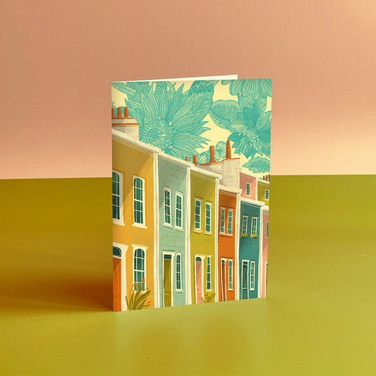 Bristol Totterdown Houses Card