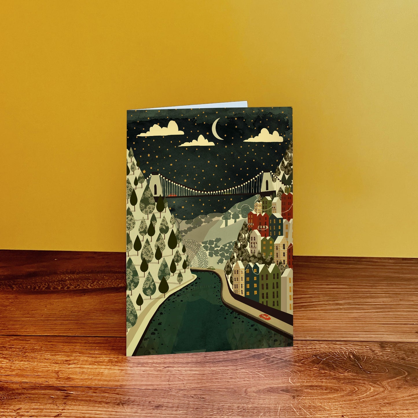 Bristol Clifton Suspension Bridge Christmas Card
