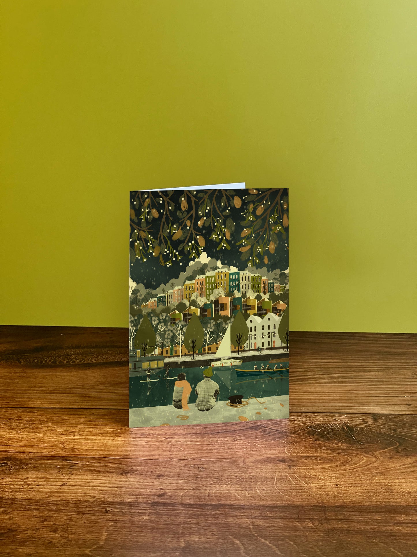 Bristol Rainbow Houses Christmas Card